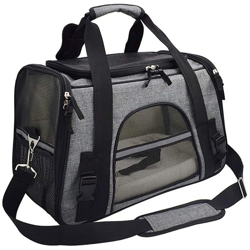 4 Sided Mesh Portable Dog Carrier