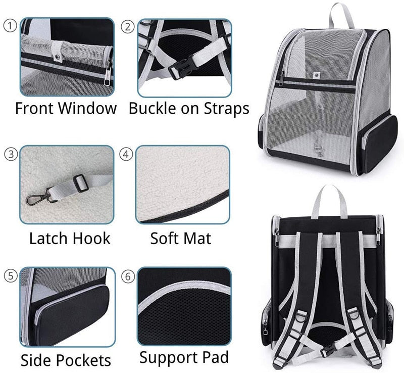 Comfortable Travel Safety Strap Pet Carrier