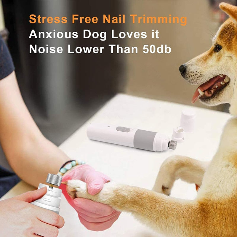 Electric Low Noise USB Pet Nail Grinder