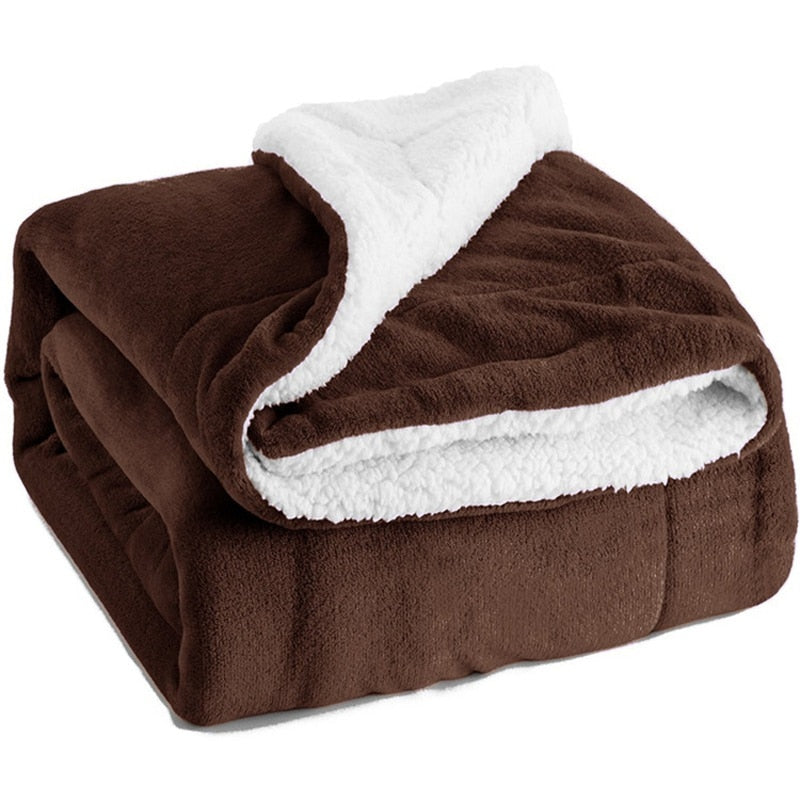 Warm Reversible Thick Dog Blankets