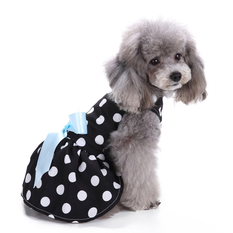 Fashion Bowtie Cute Dog Dress