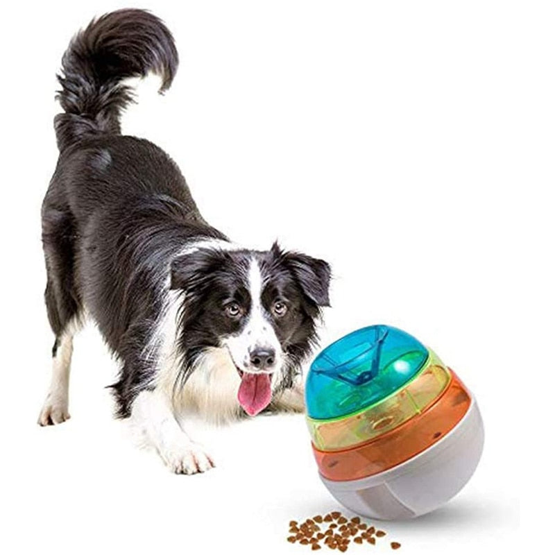 Adjustable Level Dog Food Dispenser Toy