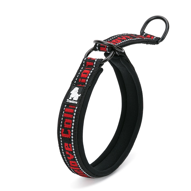 Reflective Soft Slip Dog Choke Collar