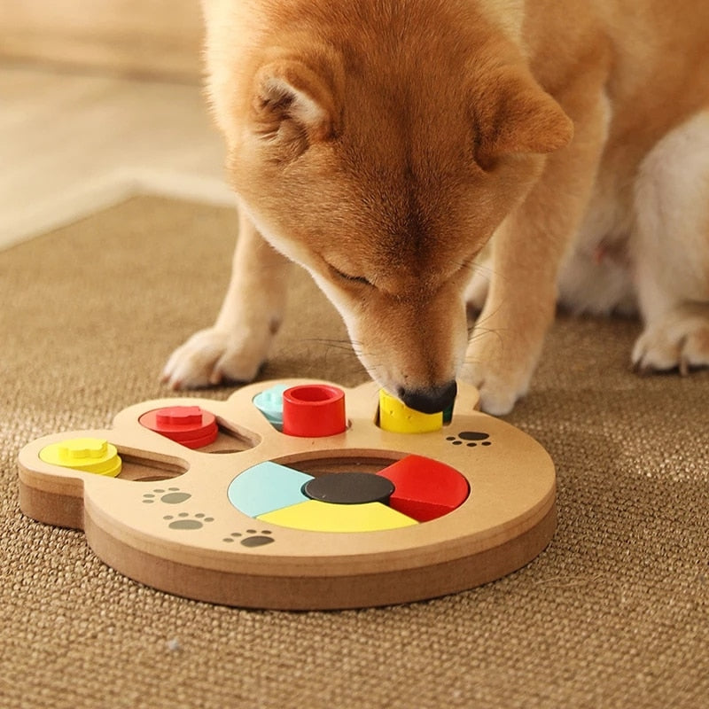 Dog Wooden Puzzle Toy