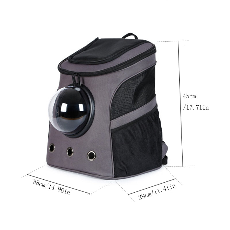 Space Capsule Breathable Dog Backpack