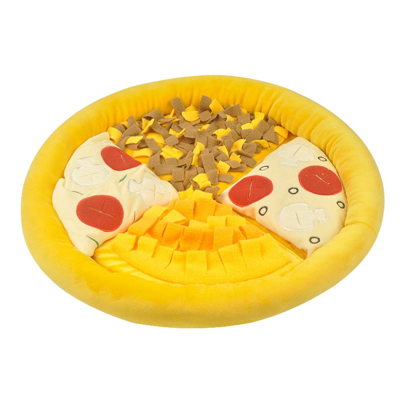 Durable Pizza Pet Snuffle Mat