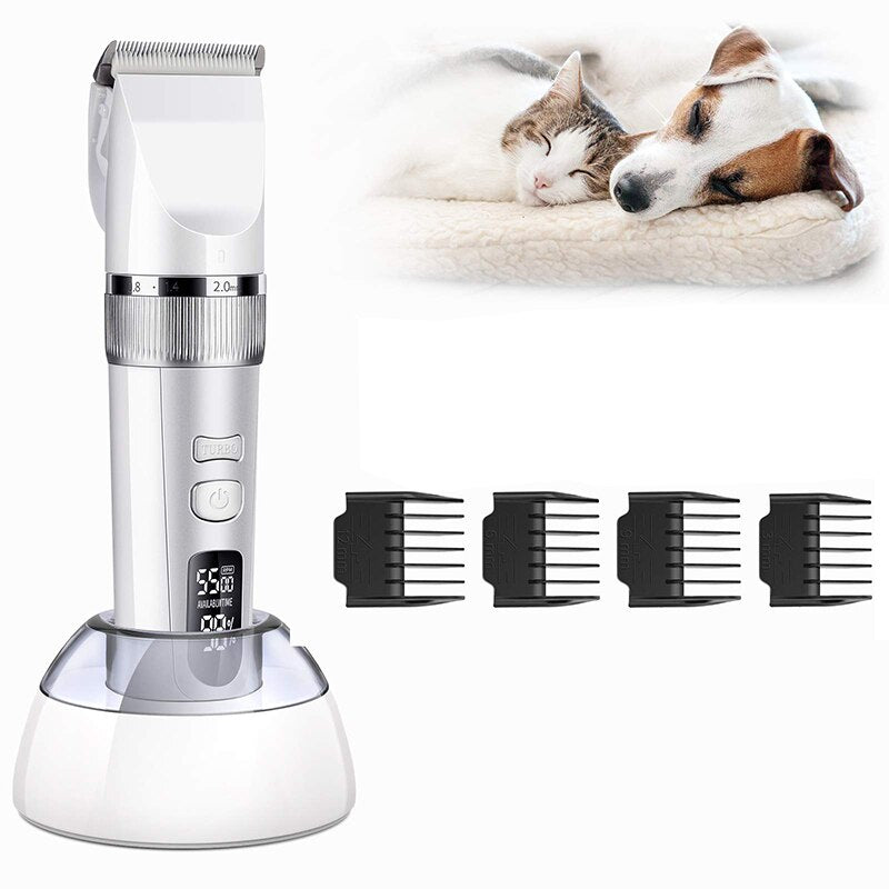 Powerful Motor LCD Display Dog Hair Trimmer