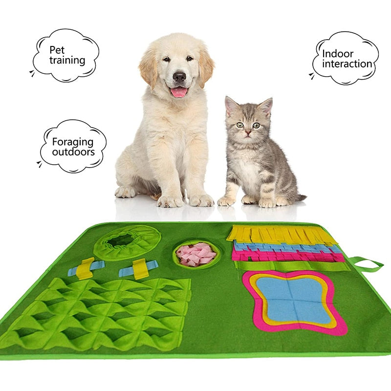 Super Soft Polar Fleece Dog Puzzle Mat