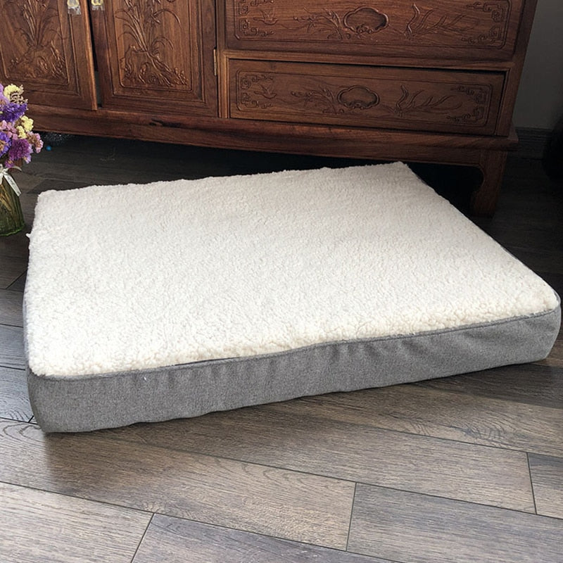 Elastic Fleece Memory Foam Dog Bed