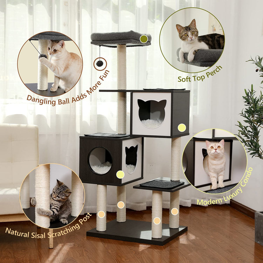 Luxury Cat Tree Tower Condo