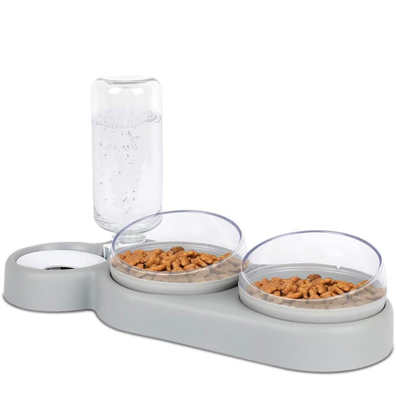 360° Rotatable Pet Bowl Set