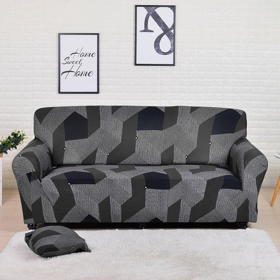 Geometric Elastic Sofa Cover