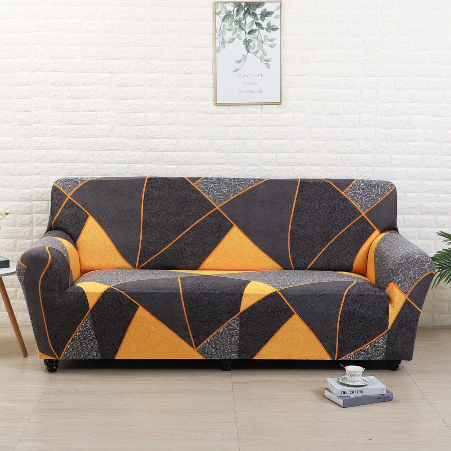 Geometric Elastic Sofa Cover