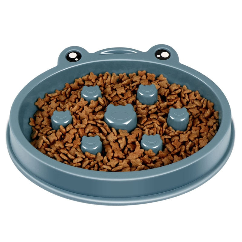 Frog Design Anti Gulping Dog Bowl