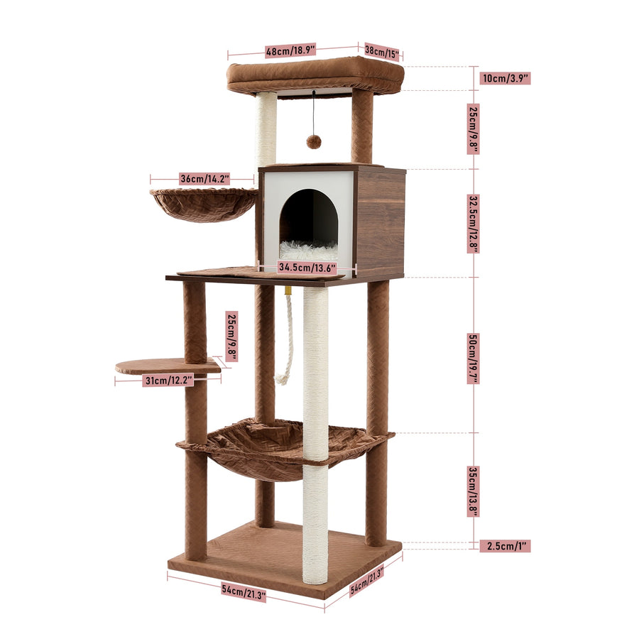 Multi Level Modern Cat Tree