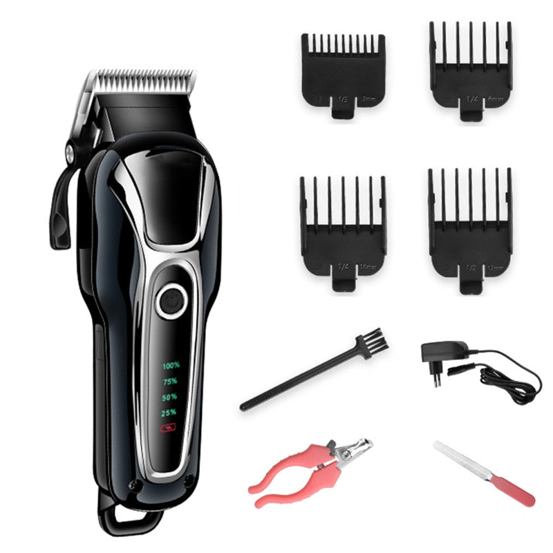 LCD Display Efficient Dog Hair Trimmer