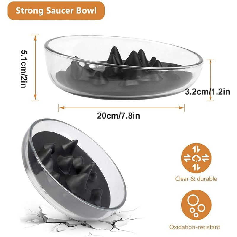 Raised Crevices 2 In 1 Dog Bowl