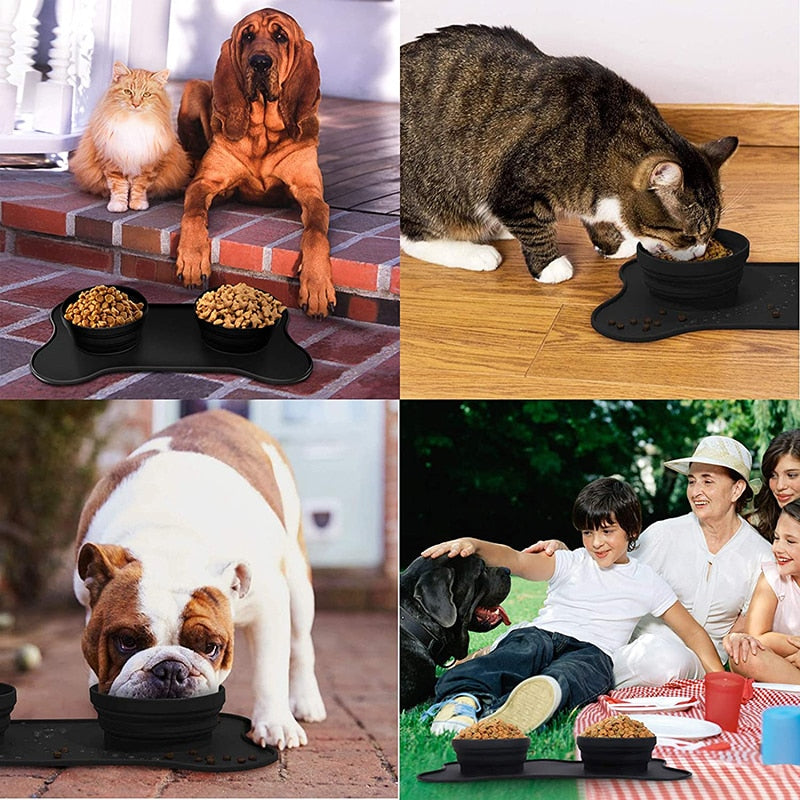 Luxury Soft Silicone Travel Dog Bowl