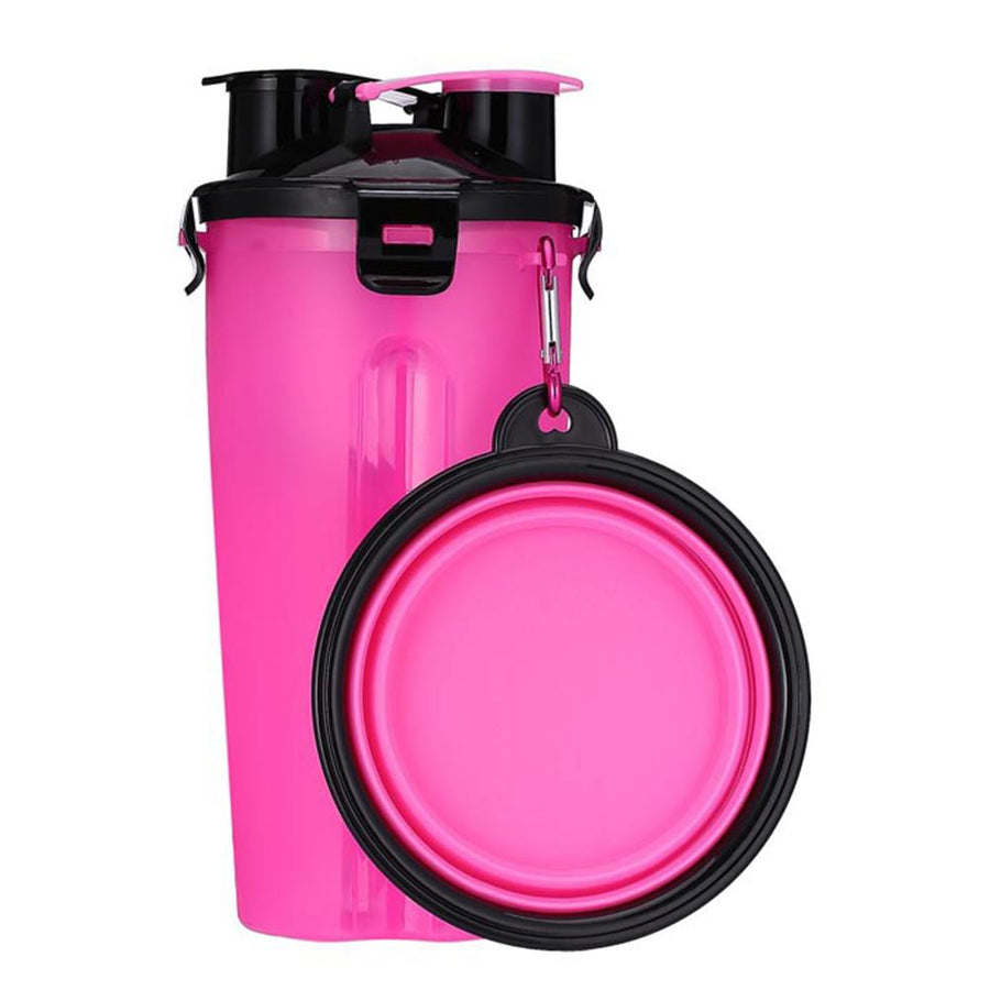 2 In 1 Portable Dog Water Bottle