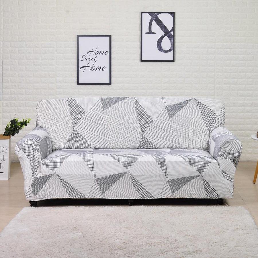 Geometric Elastic Sofa Cover