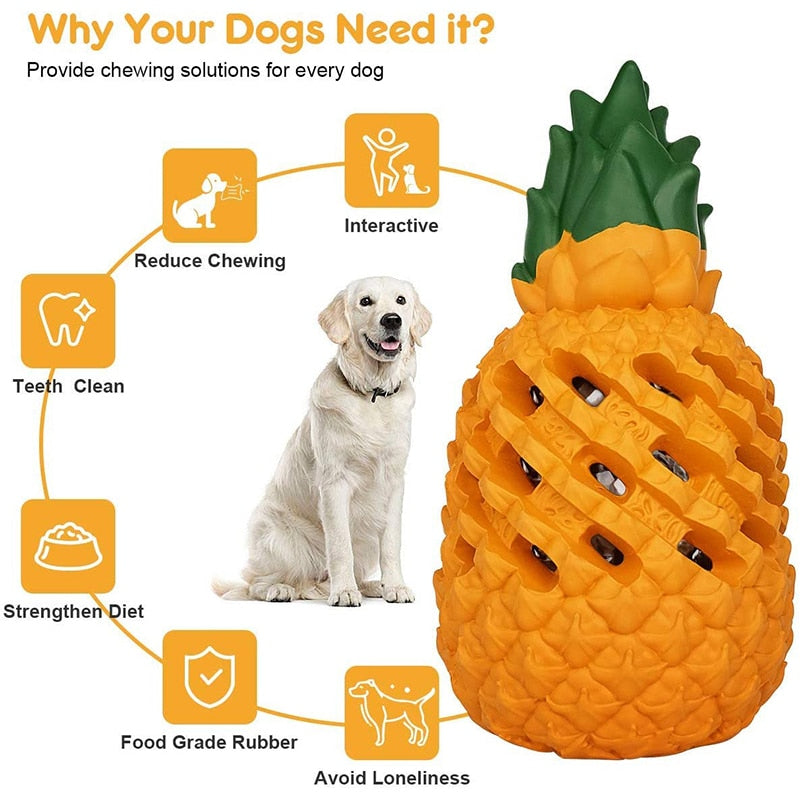 Durable Pineapple Shaped Dog Toy