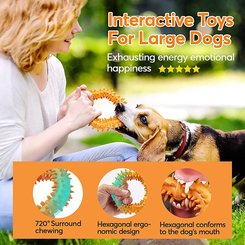 Tough Teeth Cleaning Dog Toys