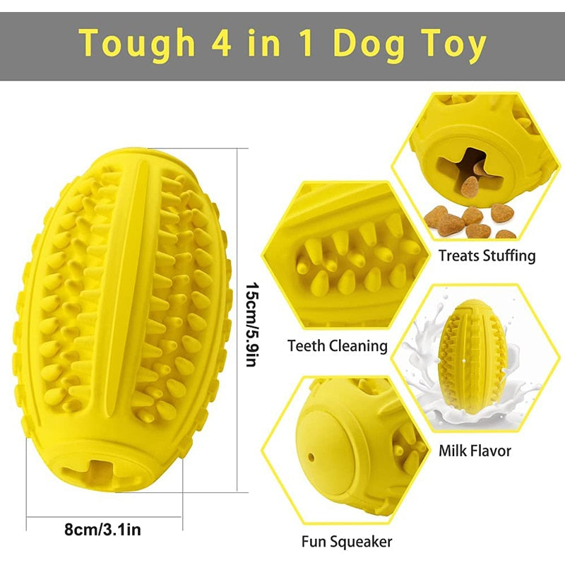 Squeaker Safe Natural Rubber Pet Toys