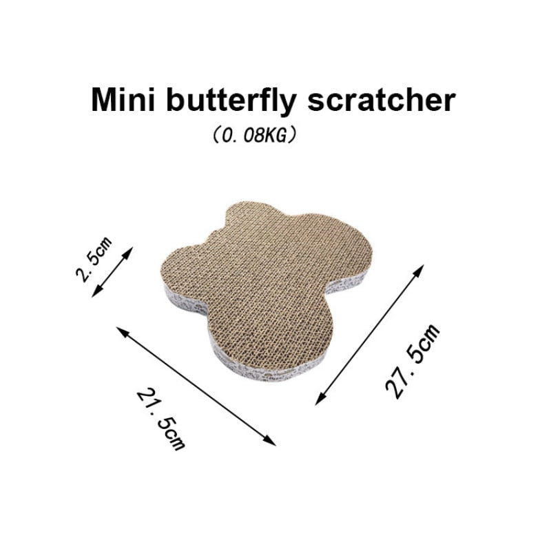 Mini Butterfly Cat Scratcher Board