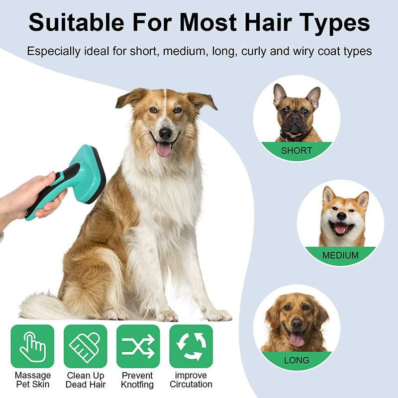 Comfortable Massage Particle Dog Brush