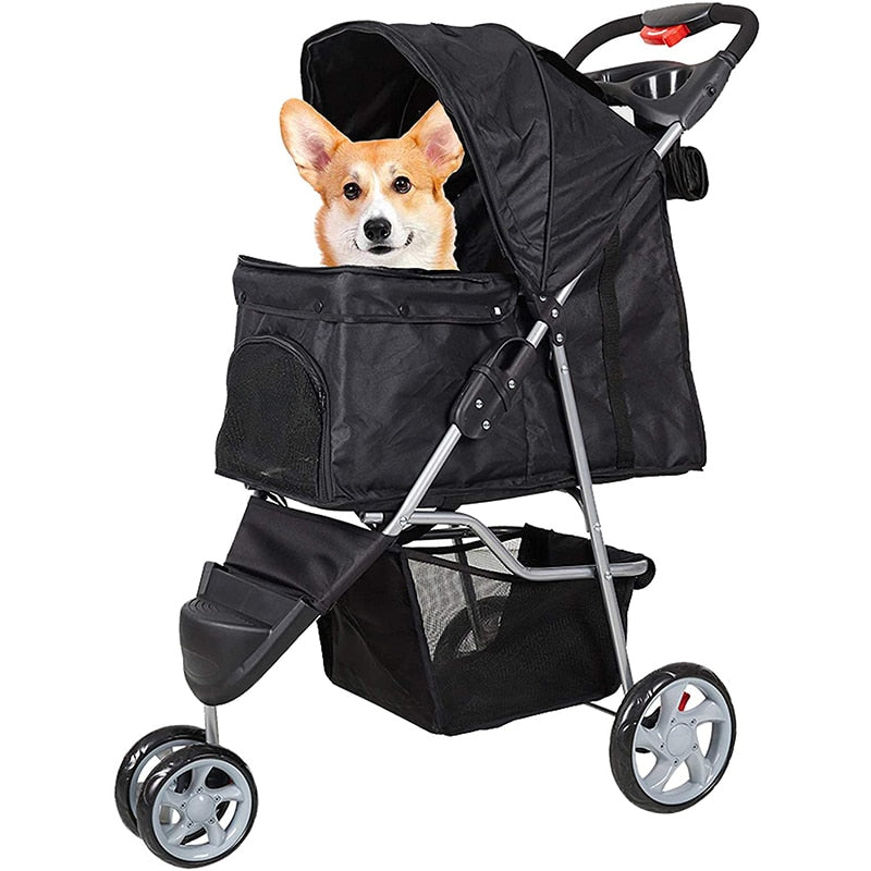 3 Wheels Elite Jogger Pet Stroller