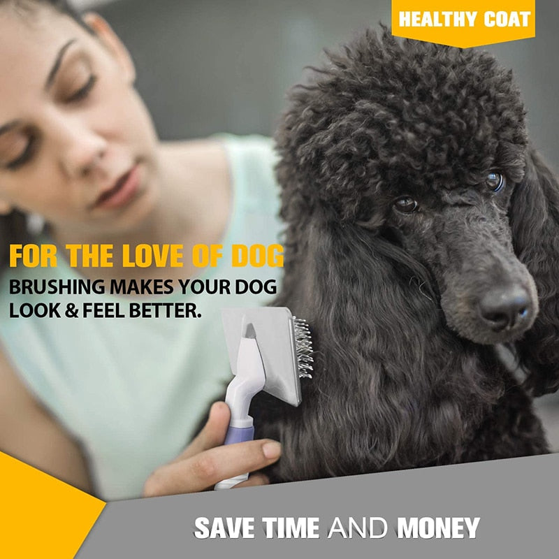 Ergonomic Dog Massage Brush