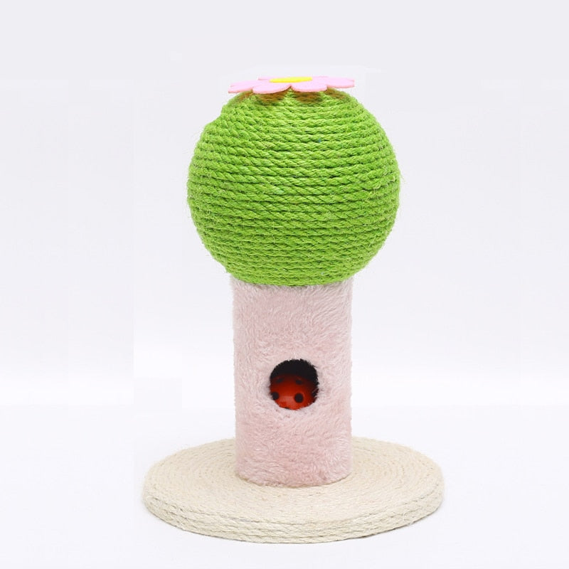 Funny Cat Cactus Scratching Post