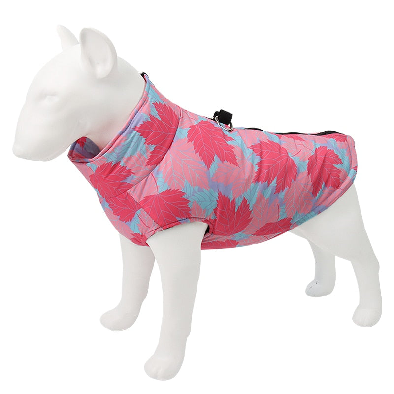 White Winter Warm Dog Jacket