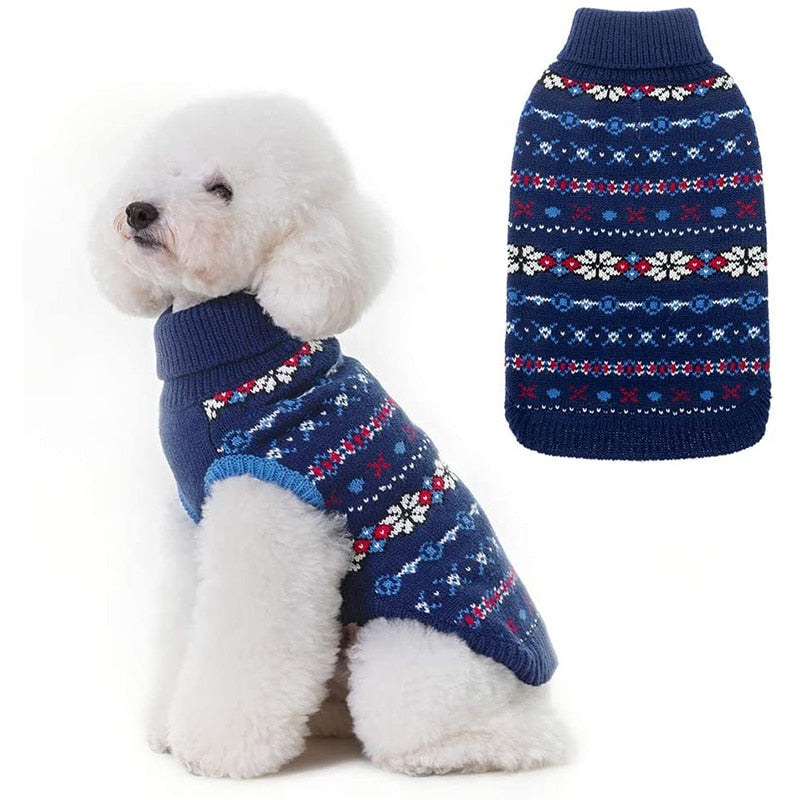 Classic Snowflake Dog Sweater