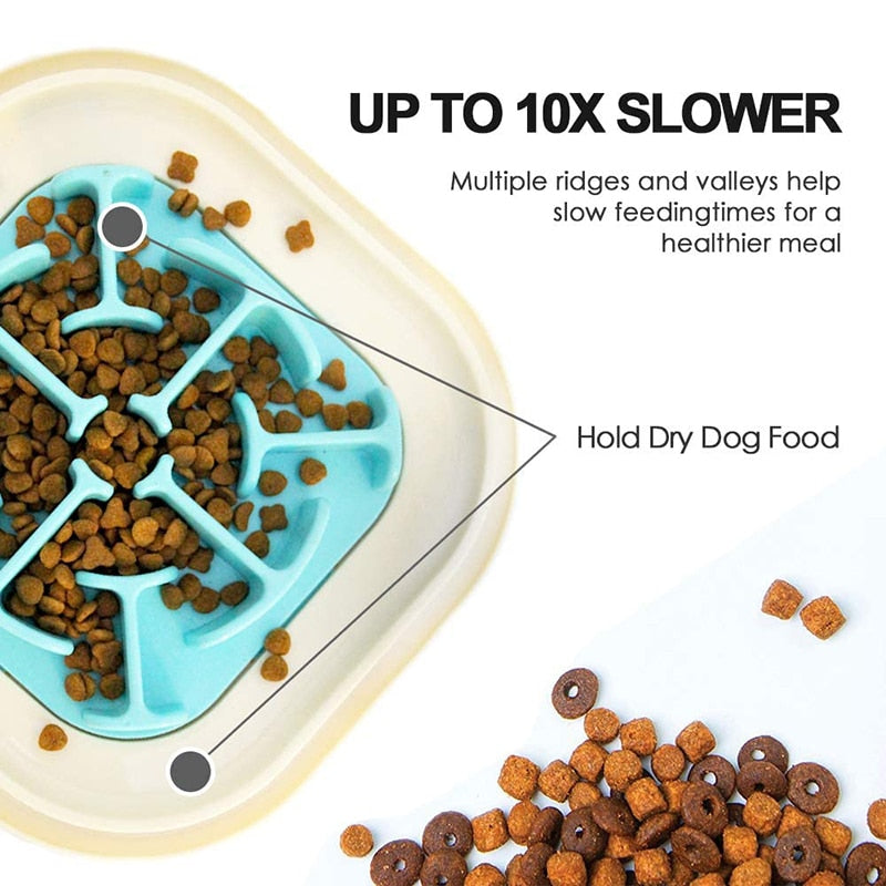 Durable Anti Gulping Dog Slow Feeder