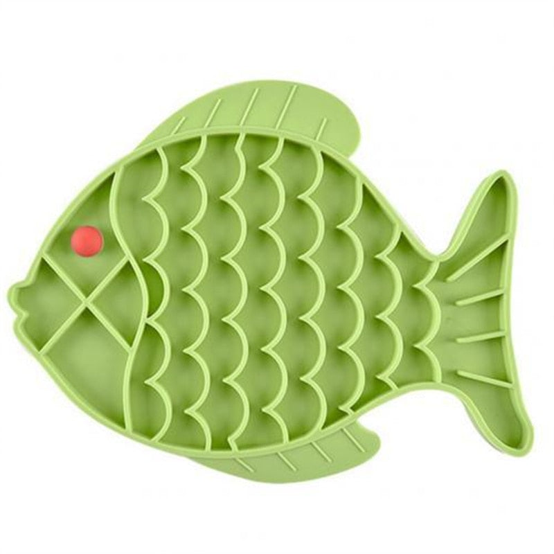 Fish Shape Silicone Pet Slow Feeder