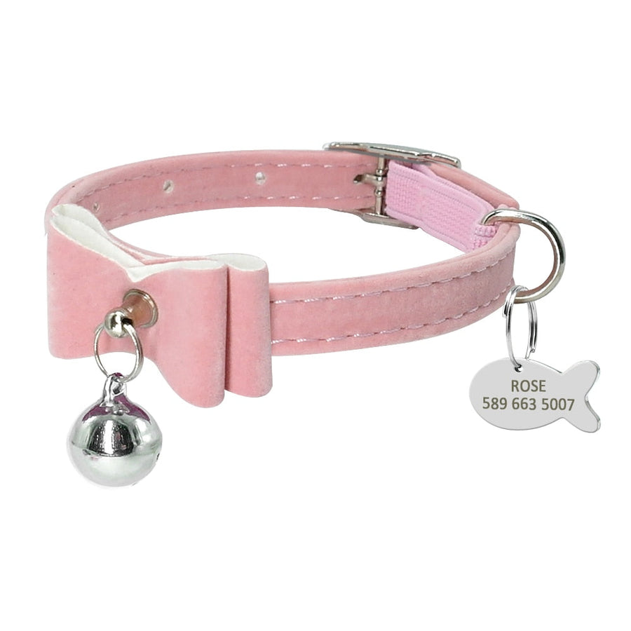 Cat Bowknot Bell Collar