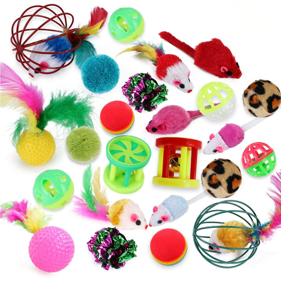 24 Pack Fun Cat Toys