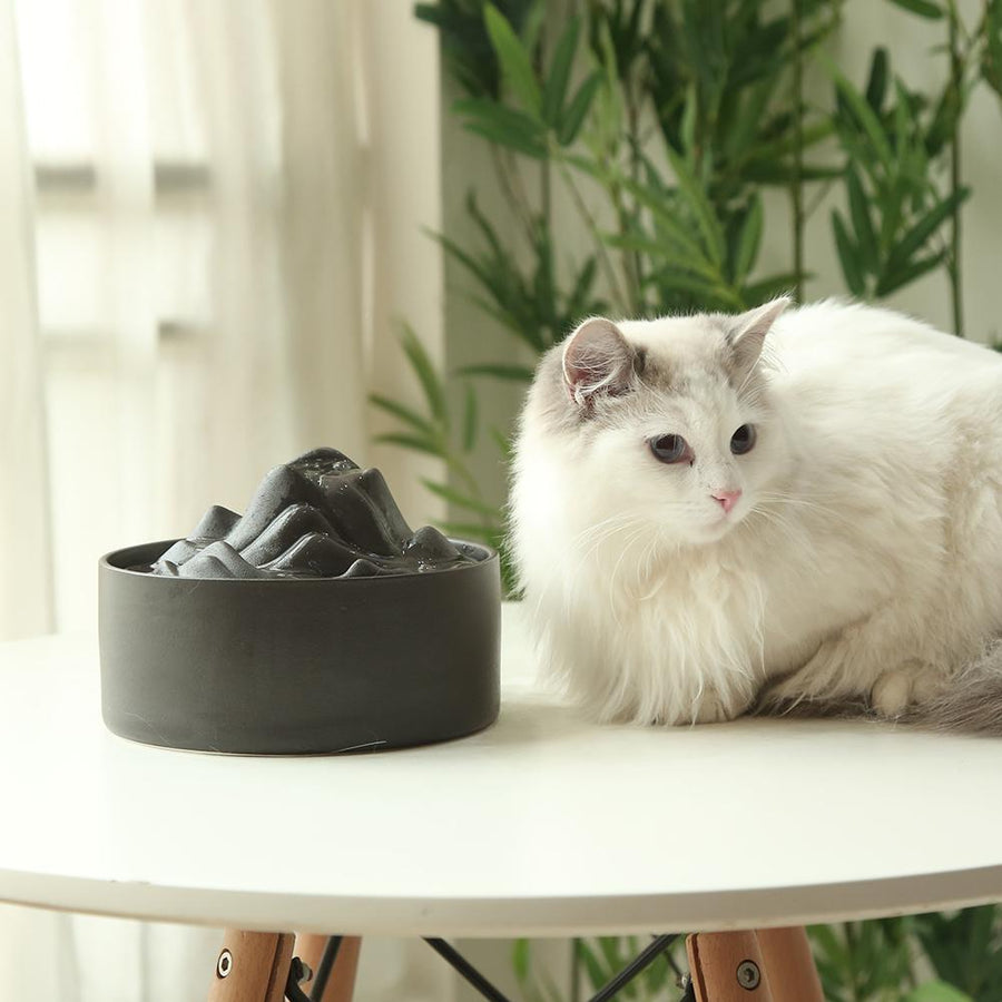 1.5L Ceramic Volcano Pet Fountain