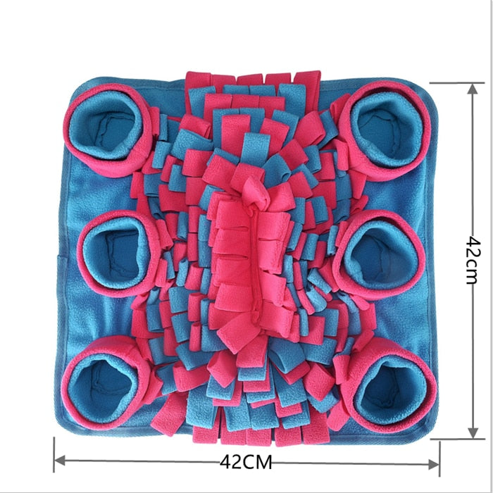 6 Holes Dog Sniffing Training Mat