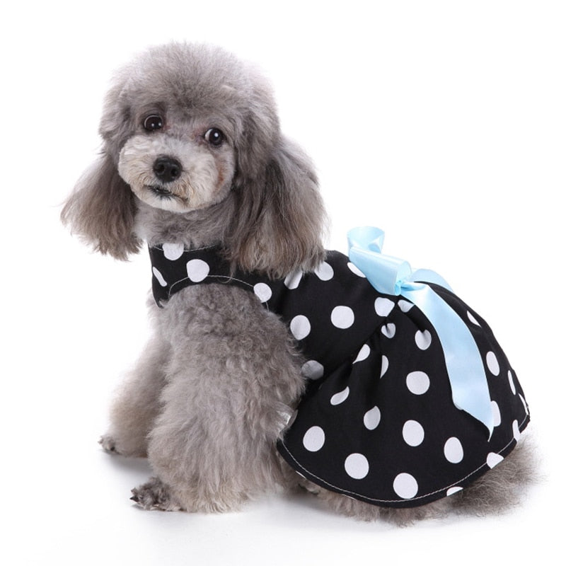 Fashion Bowtie Cute Dog Dress