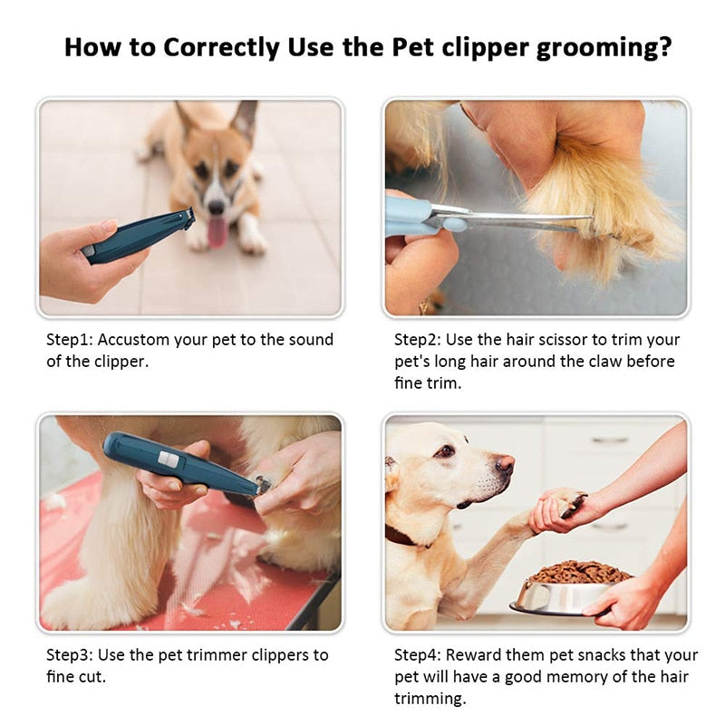 Professional Low Noise Dog Hair Trimmer