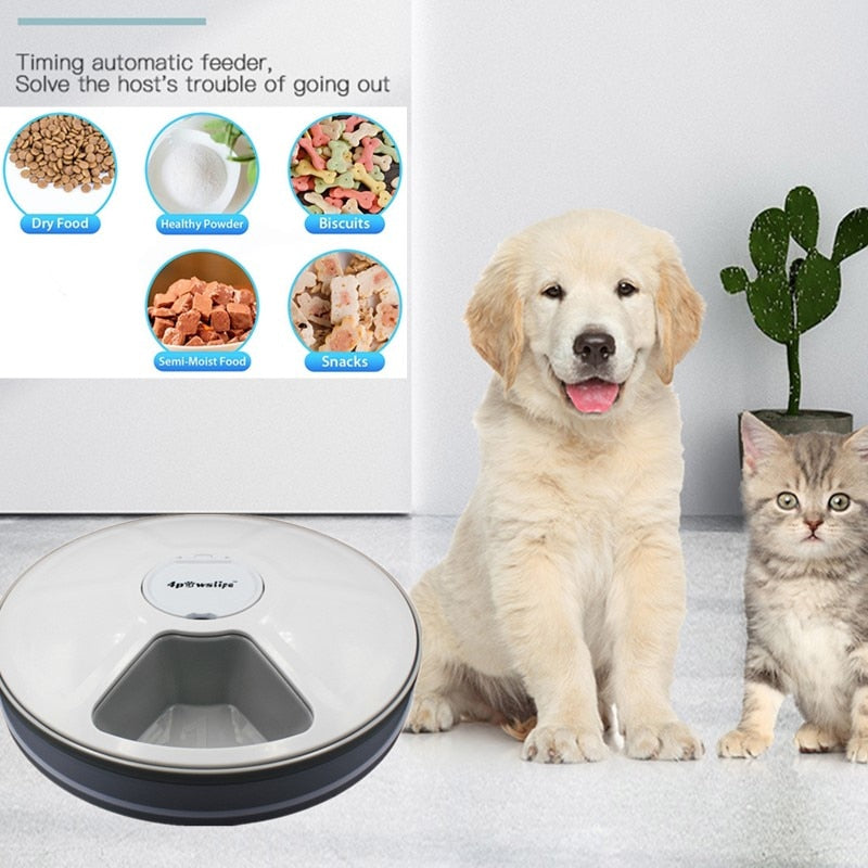 6 Meals Automatic Pet Feeder