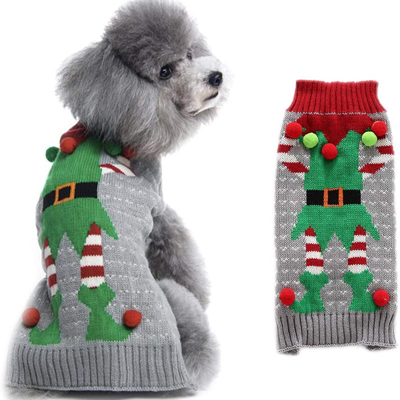 Stylish Christmas Dog Sweater