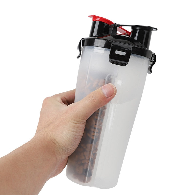 Outdoor 2 in 1 Dog Water Bottle