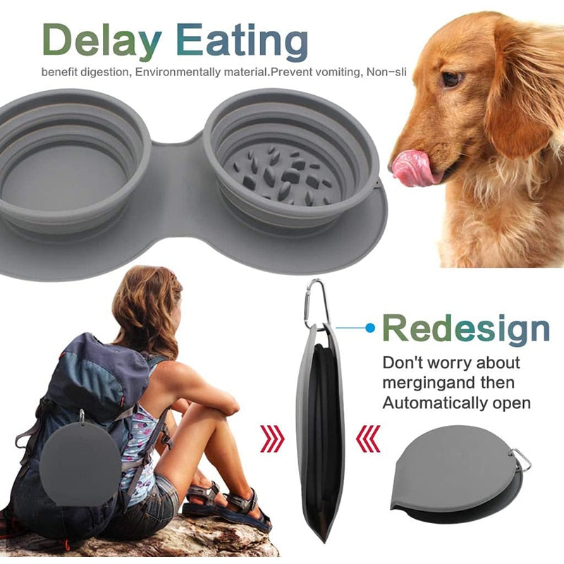 Quality Silicone Collapsible Dog Bowl