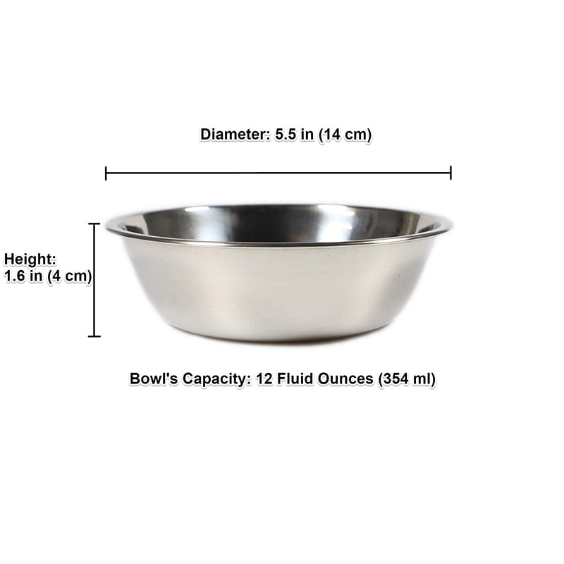 Raised Edge Elegant Double Pet Bowl