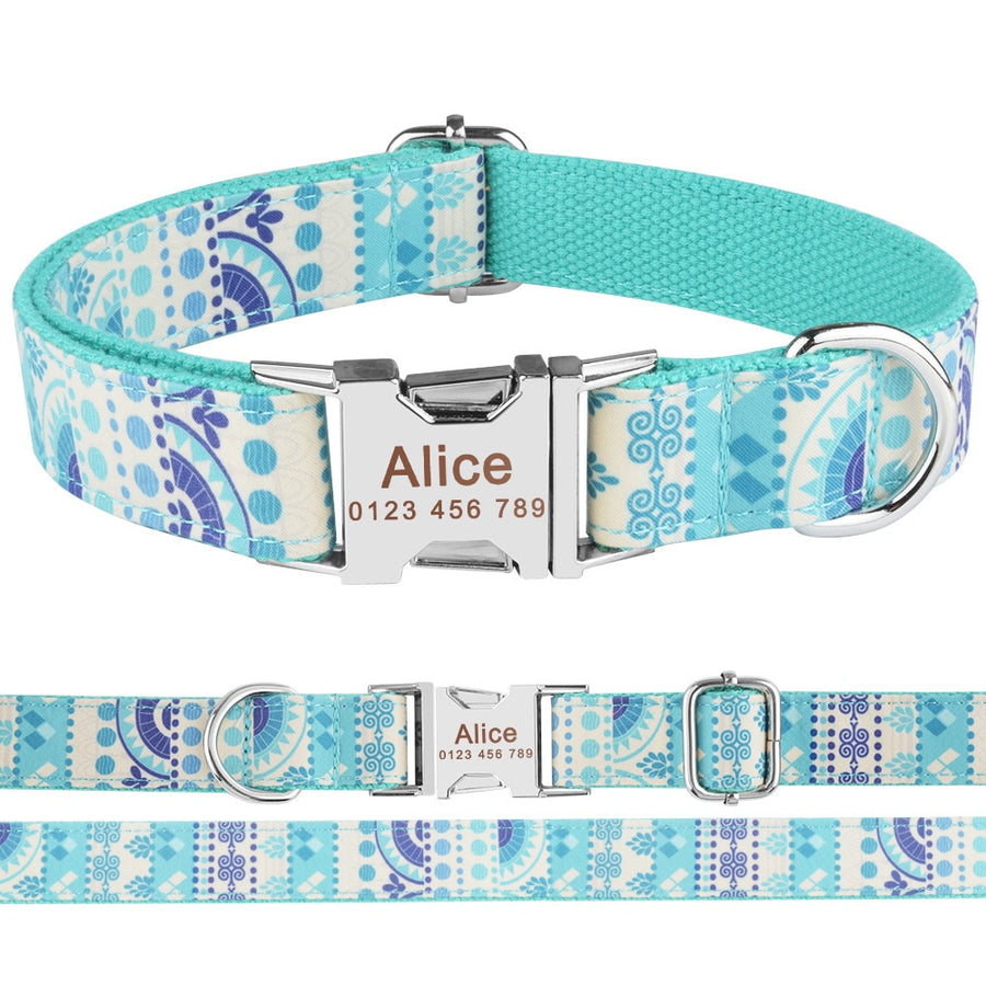 Nylon Personalised Dog Collar