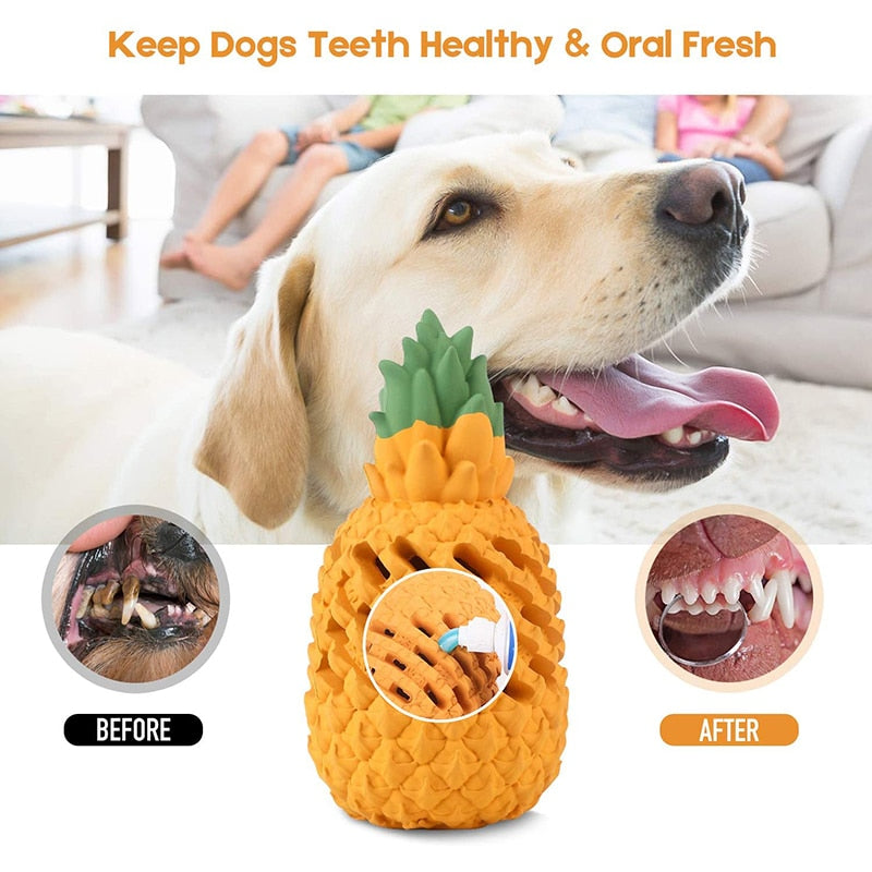 Durable Pineapple Shaped Dog Toy