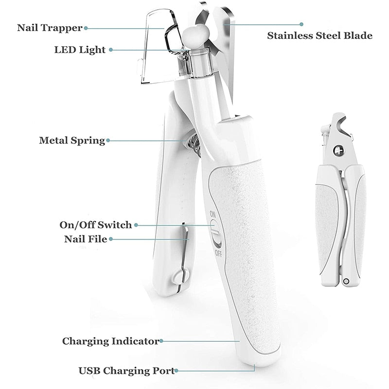 Ergonomic Handle Dog Nail Clippers